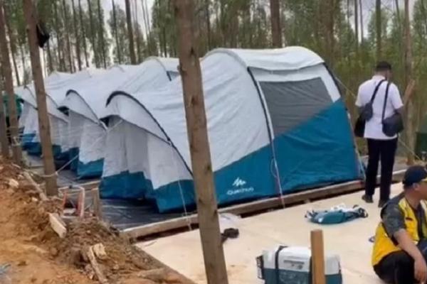 "33 gubernur diagendakan hadir ke lokasi berkemah bersama Presiden, 5 Gubernur se Kalimantan menemani Presiden berkemah"