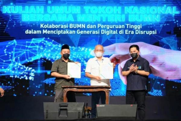 Perum Bulog sinergi dengan Kementerian BUMN dan UNSOED gelar kuliah umum tokoh nasional.&nbsp;