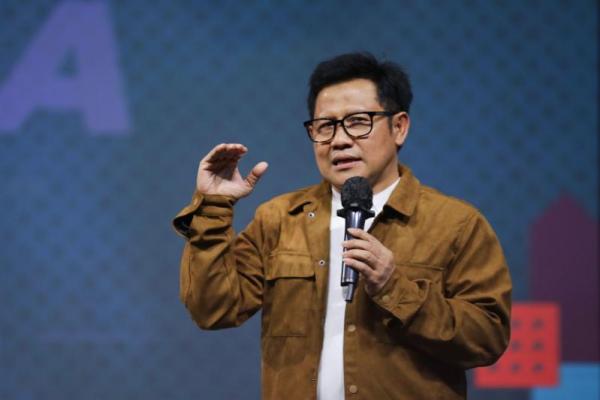 Bakal calon Wakil Presiden Muhaimin Iskandar bertemu dengan para kiai dan Ketua DPC PKB se-Jatim di Jombang sebagai konsolidasi politik.