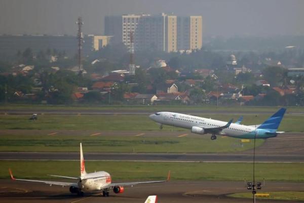 Total terdapat 33 penerbangan terdampak di Bandara Soekarno-Hatta.