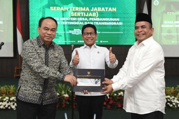 Menteri Desa, Pembangunan Daerah Tertinggal dan Transmigrasi (Mendes PDTT) Abdul Halim Iskandar bakal berkolaborasi dengan Menteri Komunikasi dan Informatika (Kemenkominfo) yang kini dijabat mantan Wamendes Budi Arie.