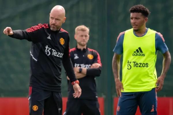 Pemain MU Bujuk Sancho Minta Maaf ke Ten Hag