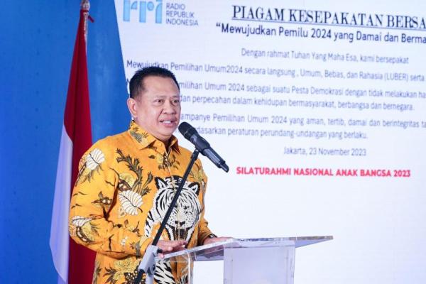 Silaturahmi Nasional Anak Bangsa, Ketua MPR Ajak Wujudkan Pemilu yang Damai dan Bermartabat