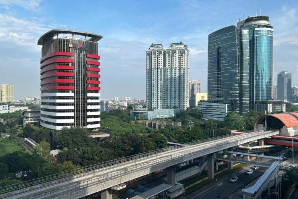 Indeks kualitas udara (air quality index/AQI) di Jakarta berada di poin 80 tingkat polutan PM 2,5&nbsp;