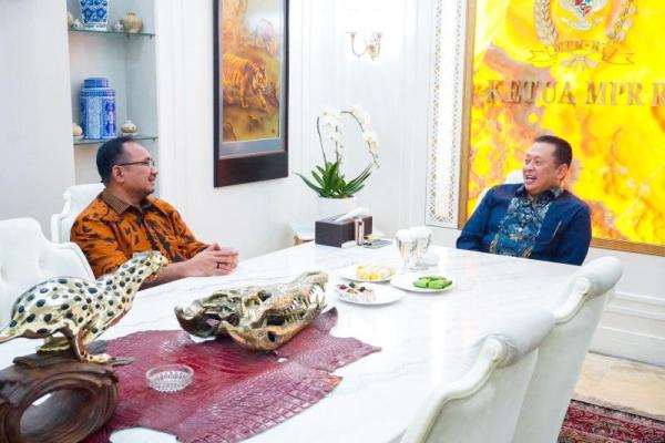 Terima Menteri Agama, Ketua MPR Apresiasi Pelaksanaan Ibadah Haji Tahun 1445H/2024 M
