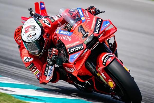 Pembalap Francesco Bagnaia dari Ducati Lenovo Team mengaku sudah menemukan kenyamanan saat menunggangi motor terbaru Desmosedici GP26.