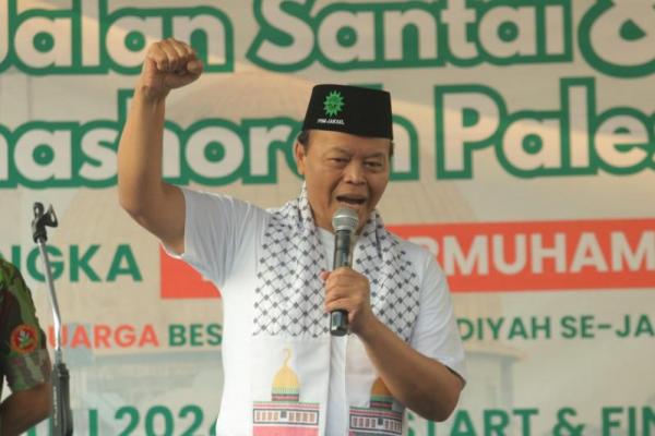 HNW Hadiri Undangan Aksi Bela Palestina Dalam Rangka Hari Bermuhammadiyah