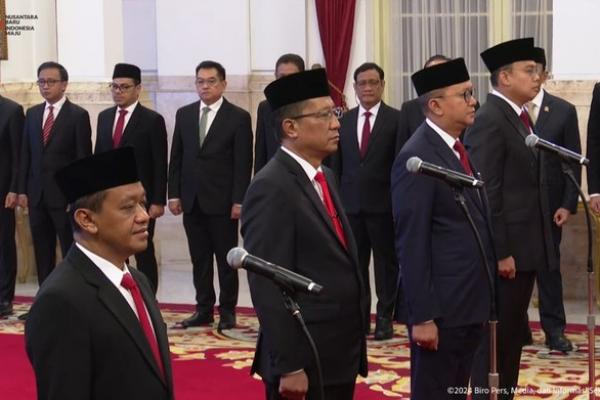 Pelantikan itu berdasarkan Keppres Nomor 92P Tahun 2024&nbsp;