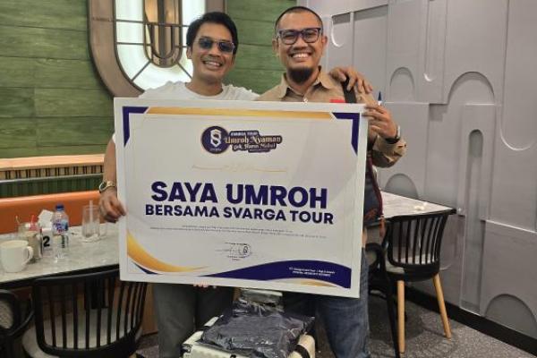 Ulang tahun, Dicky Difie mendapat kejutan dapat hadiah umroh. Ini ungkapannya.