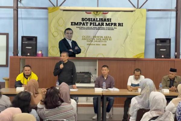 Ke Cengkareng, Erwin Aksa Sosialisasikan Empat Pilar Kebangsaan