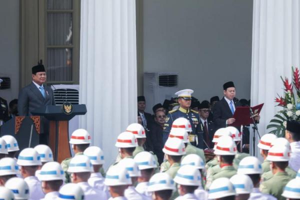 Ketua DPD RI Sultan B Najamudin bertugas menjadi pembaca teks Pembukaan UUD NRI tahun 1945 dalam peringatan hari Lahir Pancasila tahun 2025.