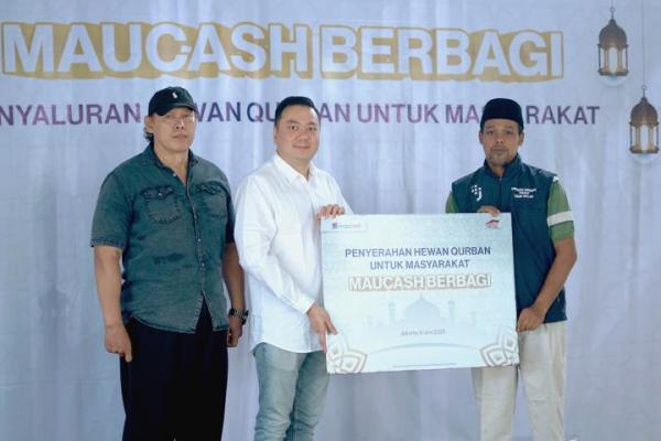 Semangat kebersamaan dan kepedulian sosial, Maucash di&nbsp;Hari Raya Idul Adha 1446 Hijriah
