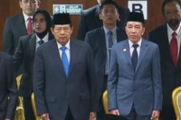 Megawati merupakan tokoh yang diundang sebagai presiden terdahulu. Dalam sidang itu, Presiden ke-6 Susilo Bambang Yudhoyono dan Presiden ke-7 Joko Widodo hadir dan duduk bersebelahan dalam satu barisan.