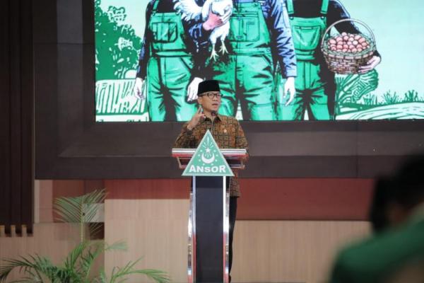 Mendes PDT Yandri Susanto mengajak GP Ansor dan Banser untuk proaktif dalam menyukseskan program MBG dan Kopdes Merah Putih