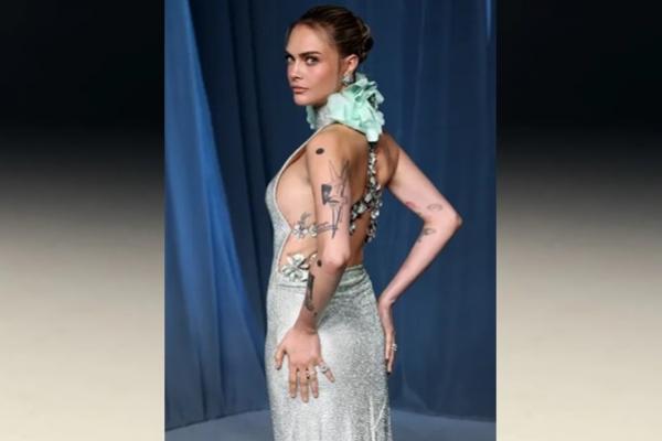 Gaun Indahnya Robek di Pesta Mewah, Ini yang Dilakukan Supermodel Cara Delevingne