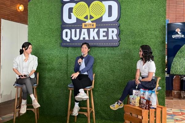 Quaker 3in1 melalui kampanye bertajuk â€œStart Good with Quakerâ€ dihadirkan ditengah olahraga Padel yang sedang trend