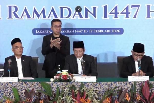 Pemerintah resmi menetapkan awal puasa Ramadan 1447 Hijriah atau 1 Ramadan 2026 jatuh pada Kamis, 19 Februari 2026.