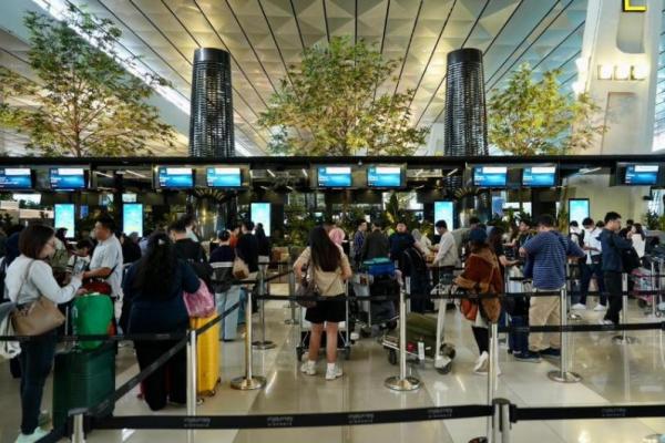 Sebanyak 170 pesawat disiagakan di area apron dengan rincian: Terminal 1: 66 pesawat; Terminal 2: 51 pesawat; Terminal 3: 49 pesawat; Kargo: 4 pesawat.