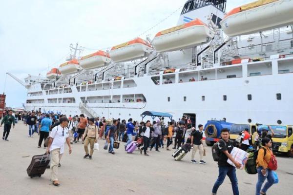 Total penumpang arus balik periode 23 Maret hingga 6 April 2026 telah mencapai 277.549 orang.
