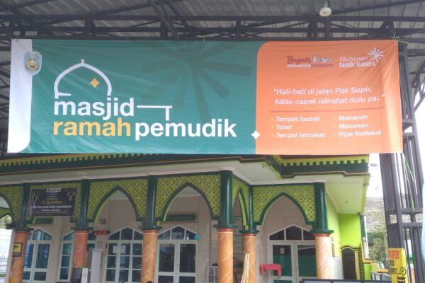 Penerima manfaat Masjid Ramah Pemudik (MRP) pada arus mudik dan balik Lebaran 1447 H/2026 M semakin banyak.
