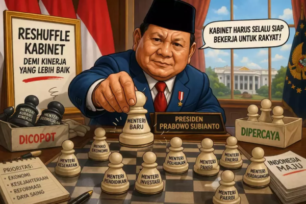 Jika energi terus habis untuk konsolidasi, publik melihat Presiden belum menemukan tim yang mampu langsung berlari mengikuti ritme kerja pemerintahannya.