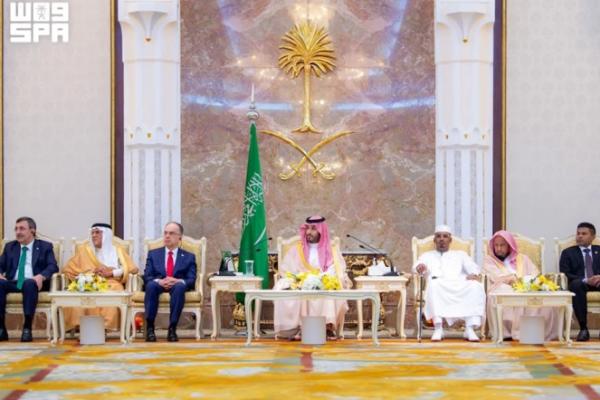 Putra Mahkota Arab Saudi Mohammed bin Salman menggelar resepsi jamuan tahunan pasca puncak haji yang mengundang para kepala negara hingga pejabat senior