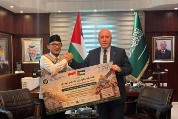 Pemerintah Indonesia berkoordinasi dengan Pemerintah Arab Saudi melalui program Adahi agar distribusi daging dam dapat menjangkau masyarakat Palestina