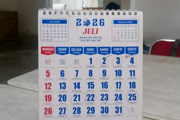 4 Agustus 2026, Cek Daftar Peringatan Hari Ini