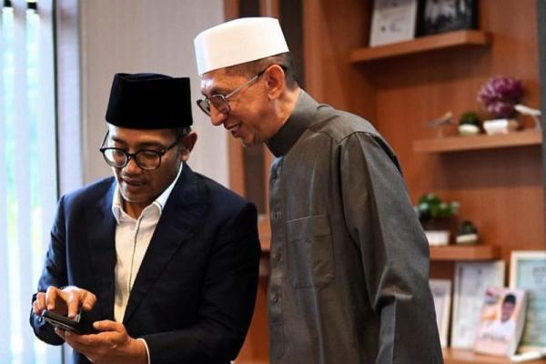 Kunjungan Gus Salam mengawali rangkaian konsolidasi bersama jajaran PWNU dan PCNU se-Sulawesi Tengah.