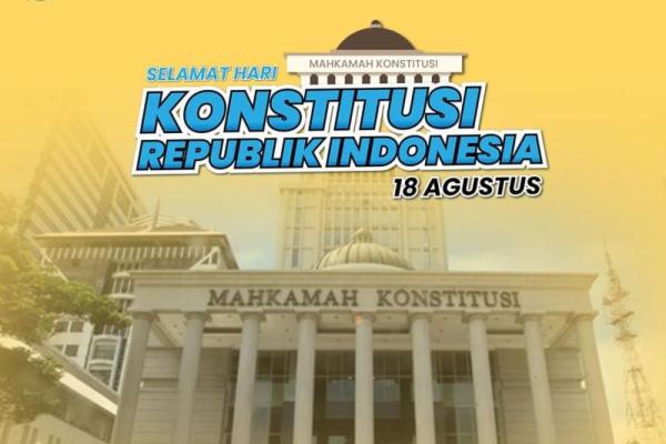 Setiap tanggal 18 Agustus, bangsa Indonesia memperingati Hari Konstitusi Republik Indonesia.