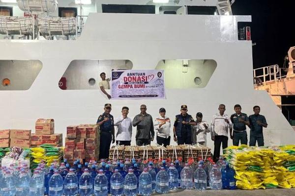 Kementerian Perhubungan memberikan pembebasan tarif 100 persen untuk pengiriman bantuan logistik kemanusiaan menggunakan kapal PT Pelni.