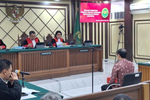 Putusan tersebut dibacakan dalam sidang banding perkara korupsi pengadaan Chromebook di PT DKI Jakarta, pada Kamis, 24 September 2026.