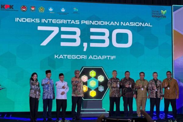 KPK mencatat SPI Pendidikan 2026 mencapai 73,30. Nilai tersebut menempatkan integritas sektor pendidikan Indonesia dalam kategori adaptif.