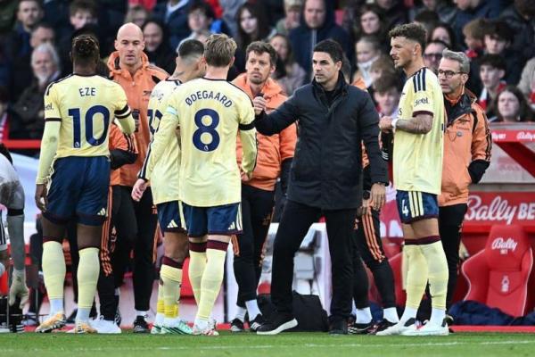 Pelatih Arsenal, Mikel Arteta, memuji kesabaran dan kerja keras timnya setelah meraih kemenangan 1-0 atas Nottingham Forest.