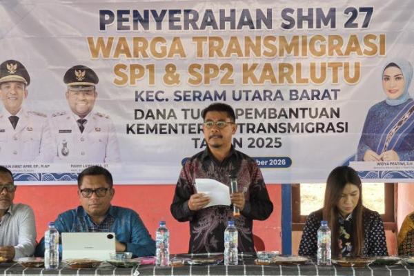 Penyerahan sertipikat merupakan salah satu bentuk kehadiran pemerintah dalam memberikan kepastian hukum dan perlindungan hak atas tanah