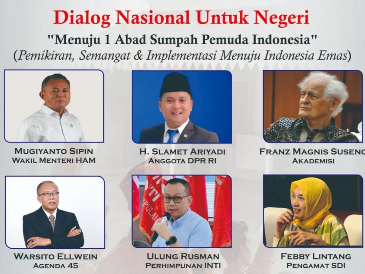 Peringati Sumpah Pemuda, SDI Gelar Dialog Nasional untuk Negeri