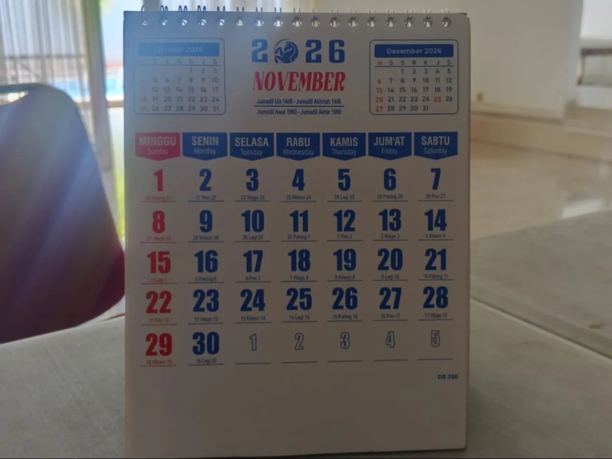 1 November 2026: Cek Daftar Peringatan Hari Ini